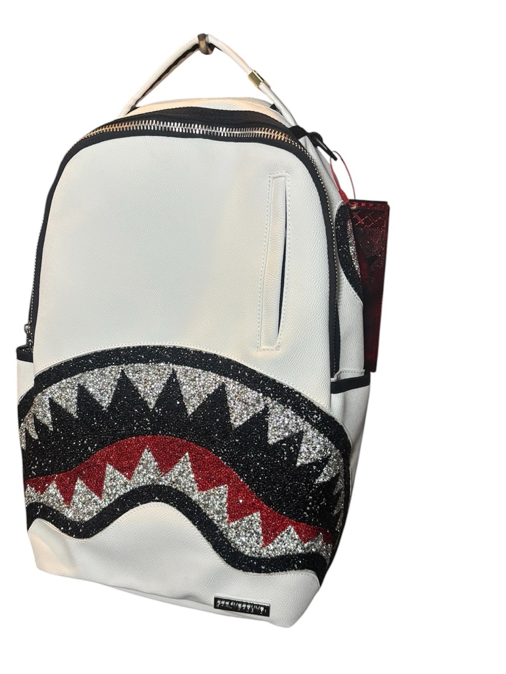 NWT Sprayground Clear Cut DLX Backpack Limited Edition - White